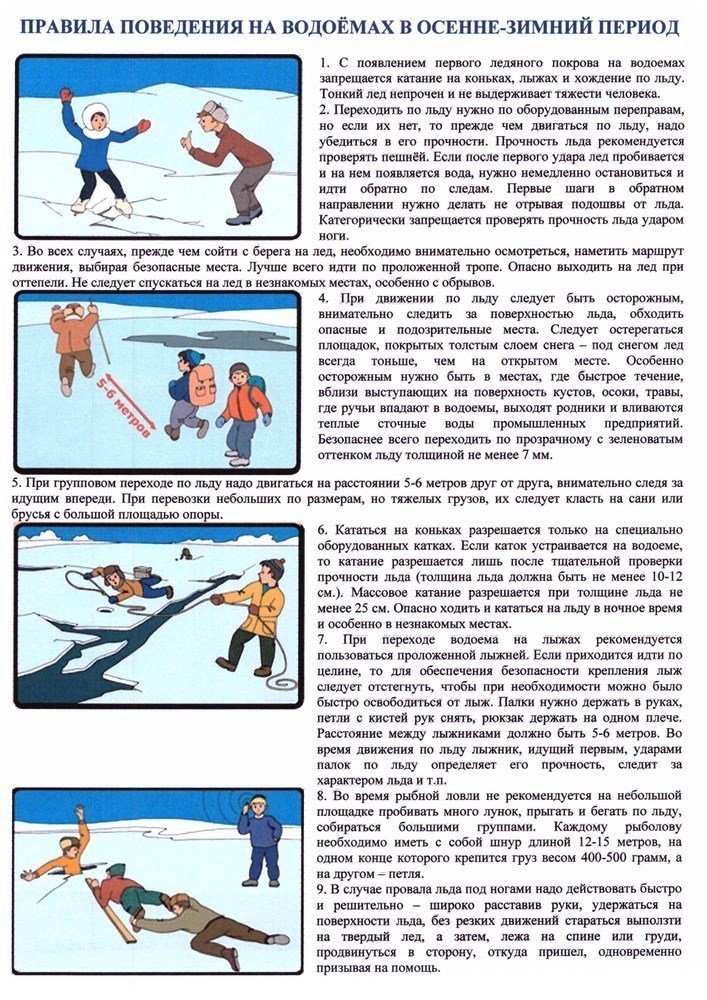 bezopasnost na vodoemakh v osenne zimniy period